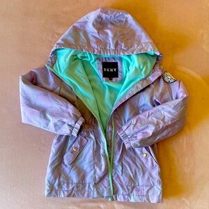 Purple & blue wind breaker